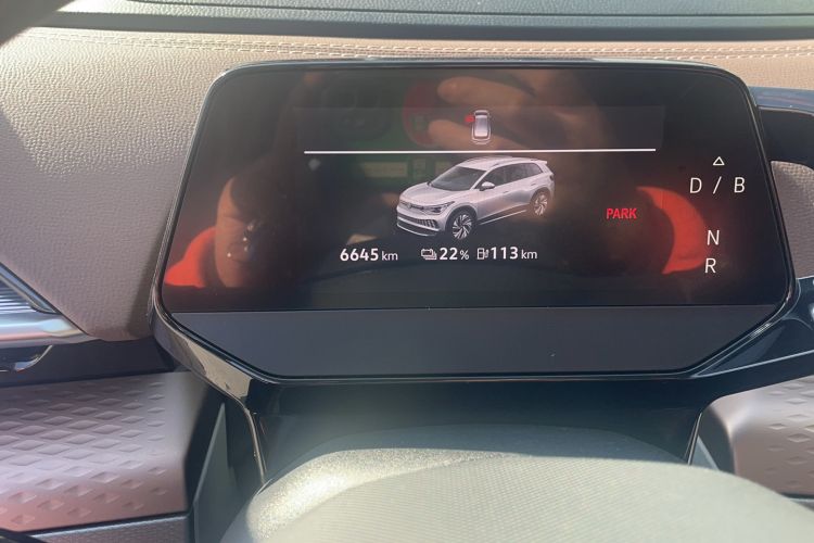Used Volkswagen ID.6 X 2022 Intelligent Long-Range Version Odometer Close Up