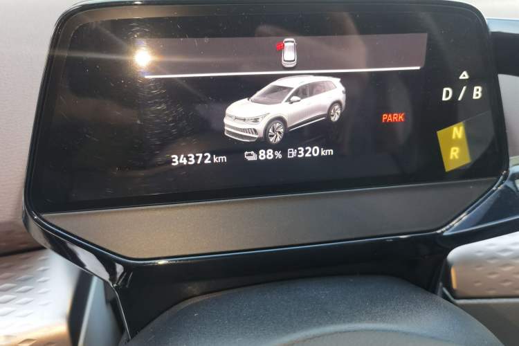 Used Volkswagen ID.6 X 2022 Smart Enjoyment Long-Range Edition Odometer Close Up