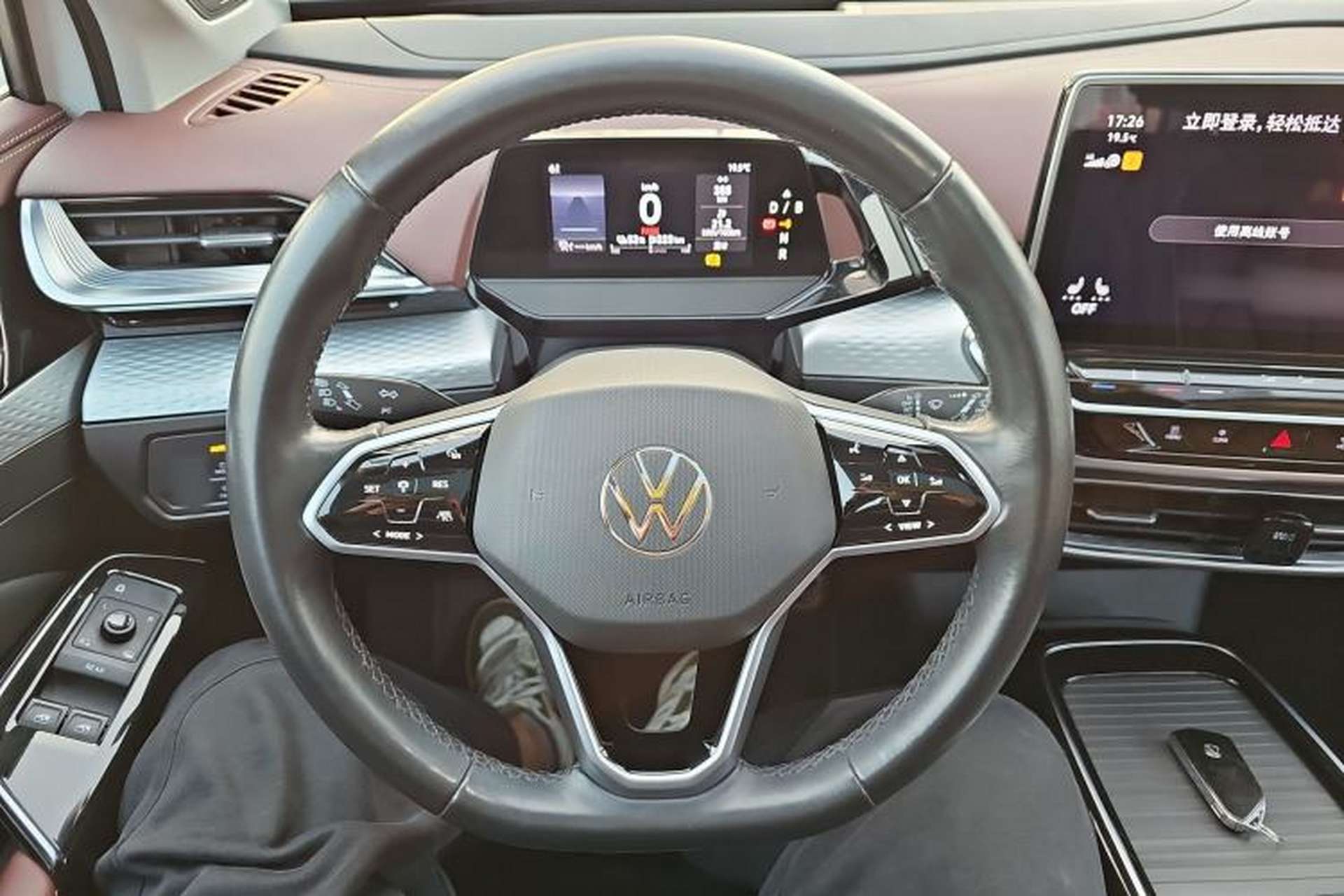 Used Volkswagen ID.6 X 2022 Kinergy Four-Wheel Drive Edition Steering Wheel