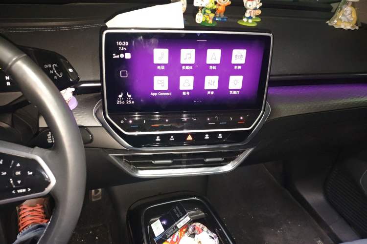 Used Volkswagen ID.6 X 2023 Ultra-Intelligent Long-Range Version Audio And AC Panel
