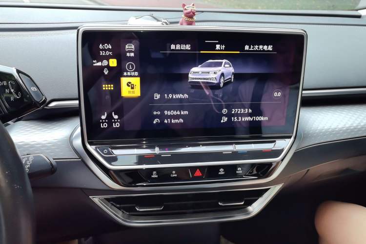 Used Volkswagen ID.6 X 2023 Ultra-Intelligent Long-Range Version Audio And AC Panel