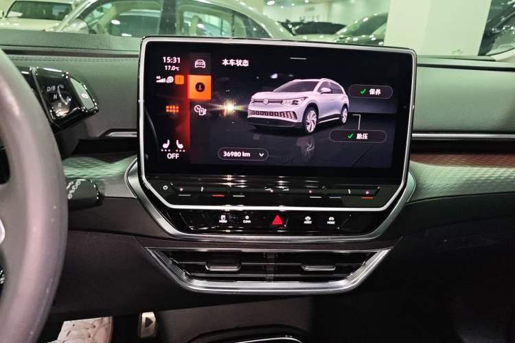 Used Volkswagen ID.6 X 2023 Ultra-Intelligent Long-Range Version Audio And AC Panel
