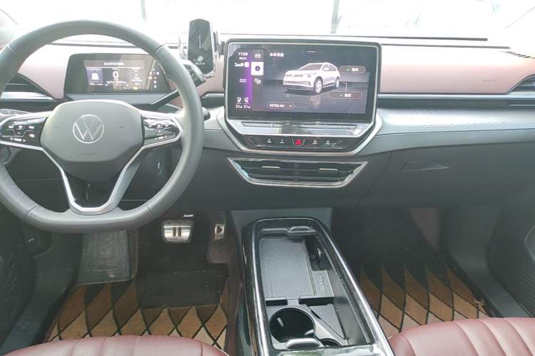 Used Volkswagen ID.6 X 2023 Ultra-Intelligent Long-Range Version Audio And AC Panel