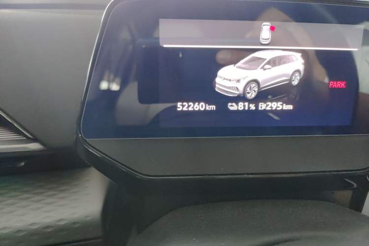 Used Volkswagen ID.6 X 2023 Ultra-Intelligent Long-Range Version Odometer Close Up