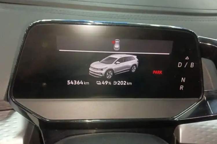 Used Volkswagen ID.6 X 2023 Ultra-Intelligent Long-Range Version Odometer Close Up