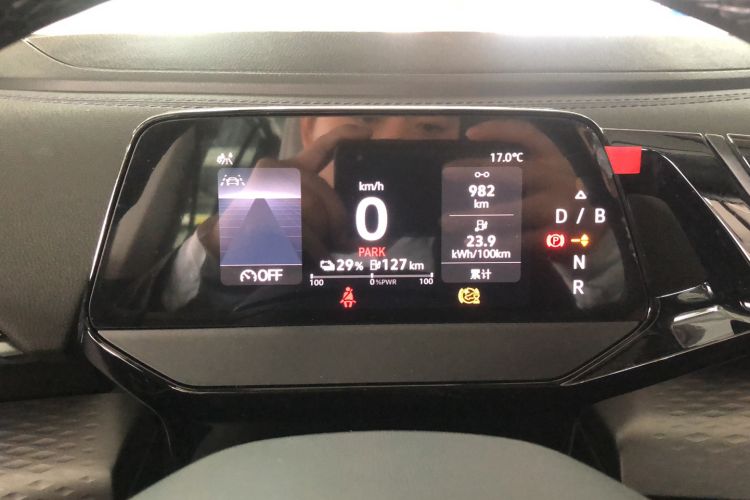 Used Volkswagen ID.6 X 2023 Upgraded Model Ultra-Long Range Version Odometer Close Up