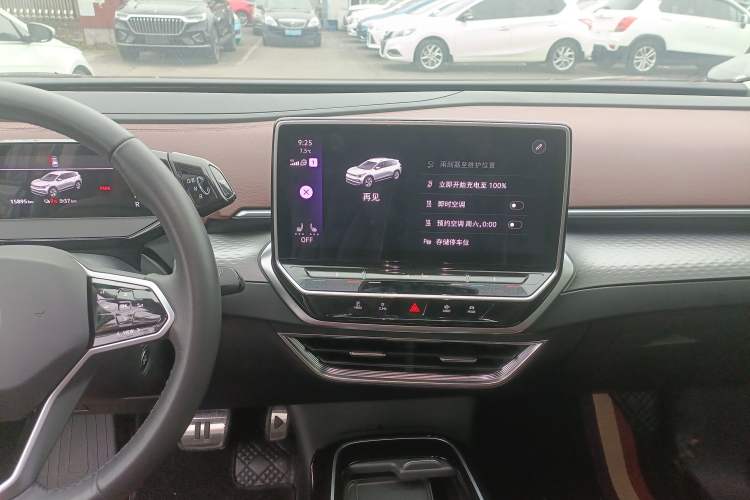 Used Volkswagen ID.6 X 2023 Upgraded Model Ultra-Long Range Version Audio And AC Panel