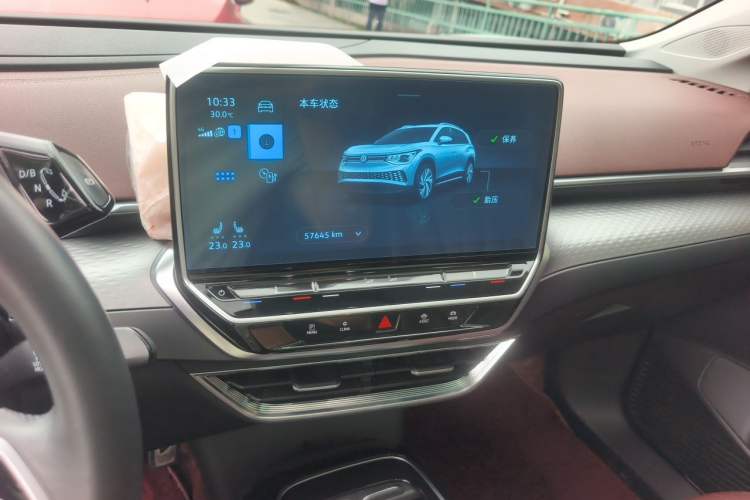 Used Volkswagen ID.6 X 2023 Upgraded Model Ultra-Long Range Version Audio And AC Panel
