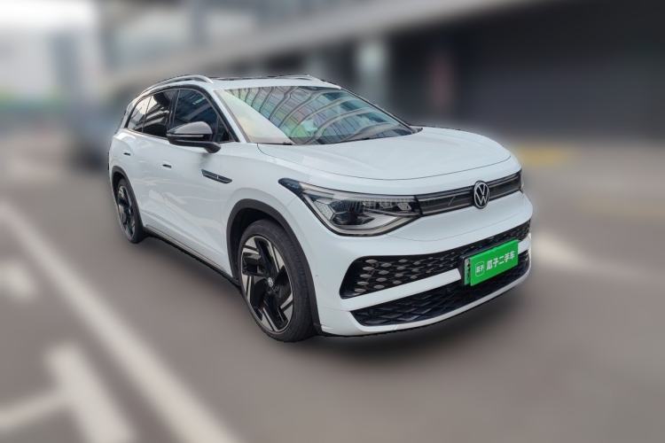 Used Volkswagen ID.6 X 2023 Upgraded Version Kinetic All-Wheel Drive Edition Front Right 45 Deg