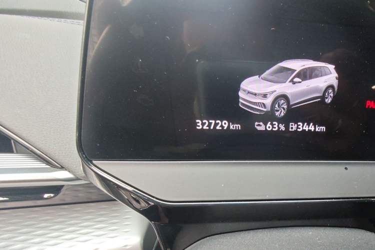 Used Volkswagen ID.6 X 2023 Upgraded Model Ultra-Long Range Version Odometer Close Up