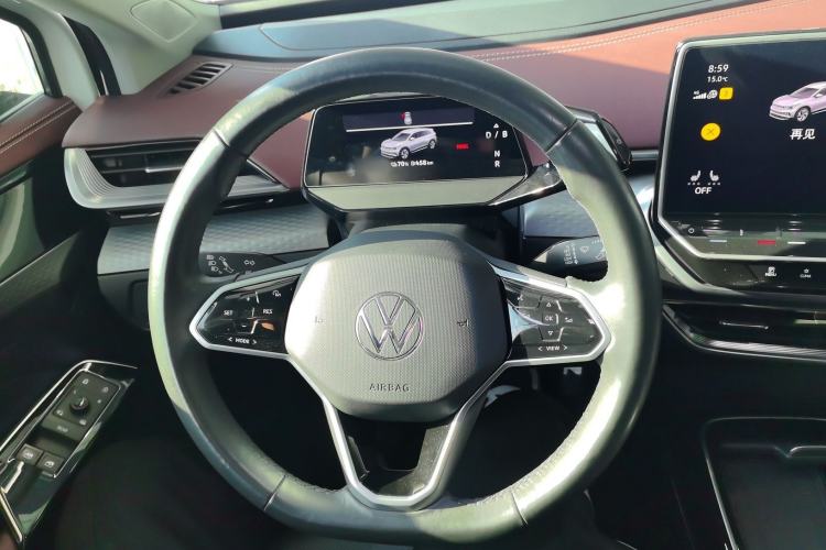 Used Volkswagen ID.6 X 2023 Upgraded Model Pure Long-Range Version Steering Wheel