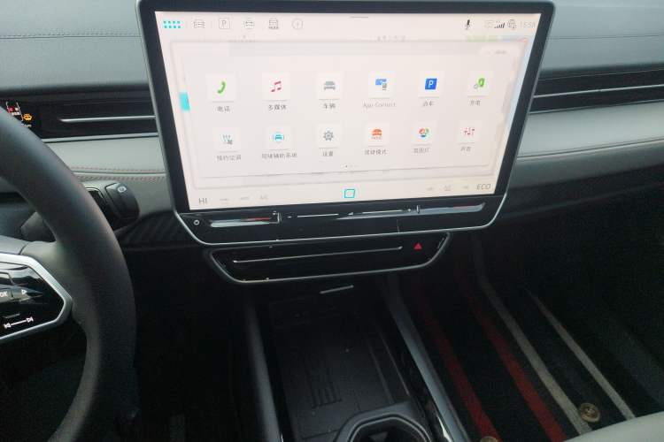 Used Volkswagen ID.7 VIZZION 2024 AIR model Audio And AC Panel