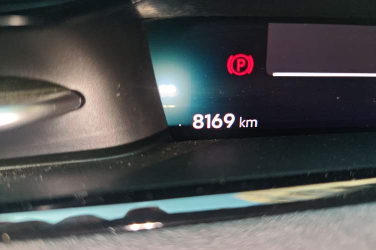 Used Volkswagen ID.7 VIZZION 2024 First Edition Odometer Close Up