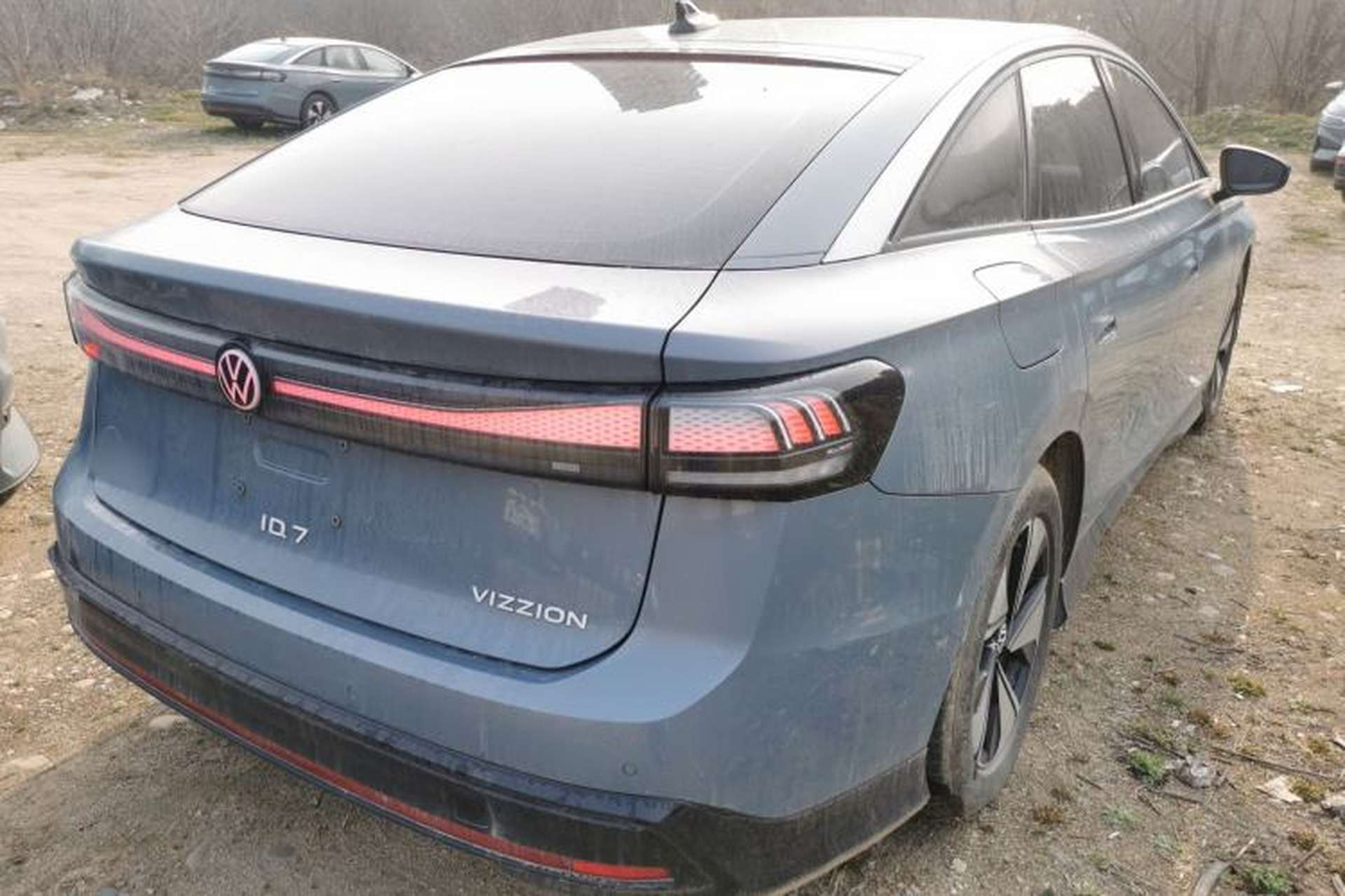 Used Volkswagen ID.7 VIZZION 2024 AIR model Rear Right 45 Deg