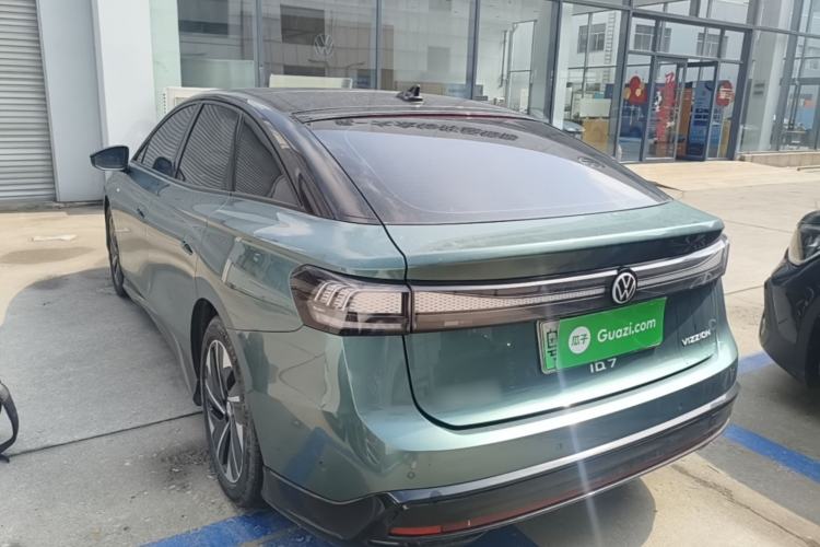 Used Volkswagen ID.7 VIZZION 2024 PRO Model Rear Left 45 Deg