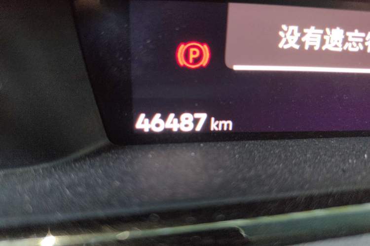 Used Volkswagen ID.7 VIZZION 2024 First Edition Odometer Close Up
