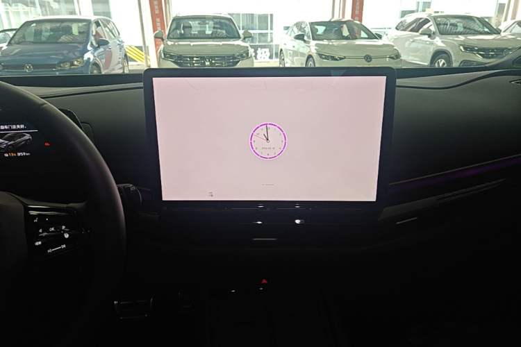 Used Volkswagen ID.UNYX 2024 Revised Pro Long-Range Version Audio And AC Panel