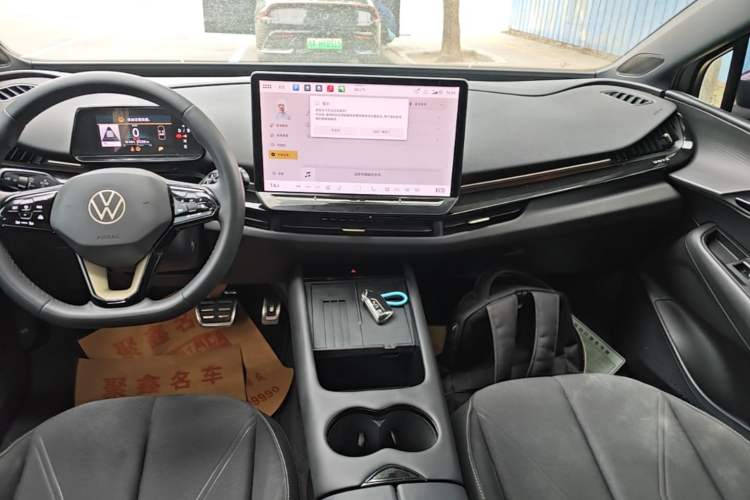 Used Volkswagen ID.UNYX 2024 Revised Pro Long-Range Version Audio And AC Panel