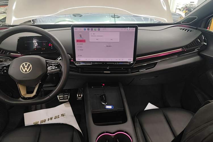 Used Volkswagen ID.UNYX 2024 Revised Ultra Long-Range Version Audio And AC Panel