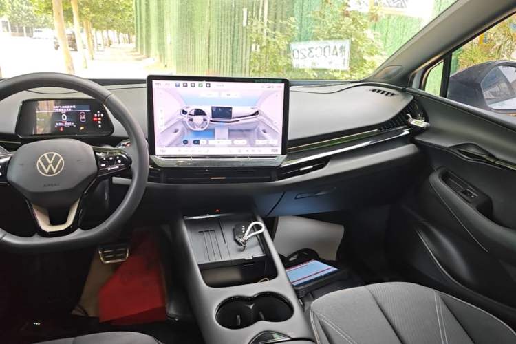 Used Volkswagen ID.UNYX 2024 Revised Pro Long-Range Version Audio And AC Panel