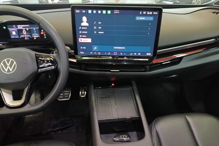 Used Volkswagen ID.UNYX 2024 Revised Ultra Long-Range Version Audio And AC Panel