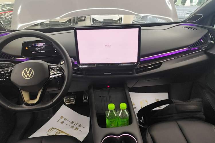 Used Volkswagen ID.UNYX 2024 Revised Ultra Long-Range Version Audio And AC Panel