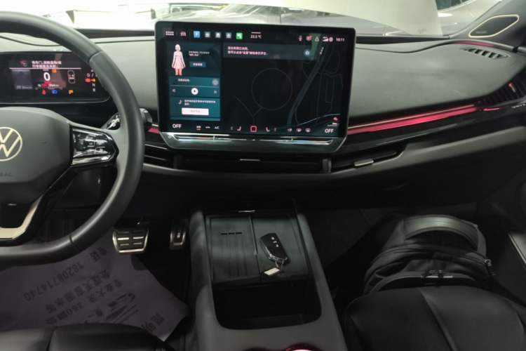 Used Volkswagen ID.UNYX 2024 Revised Ultra Long-Range Version Audio And AC Panel