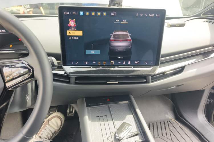 Used Volkswagen ID.UNYX 2025 Ultra Model Audio And AC Panel
