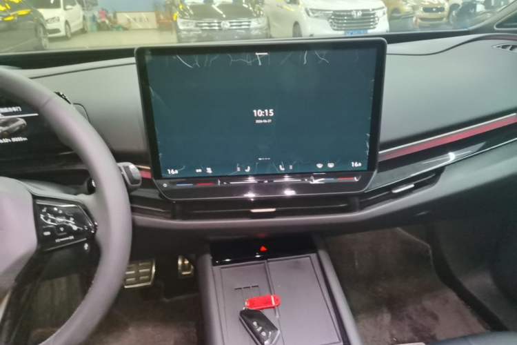 Used Volkswagen ID.UNYX 2025 Ultra Model Audio And AC Panel