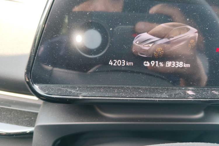 Used Volkswagen ID.UNYX 2025 Pure Model Odometer Close Up