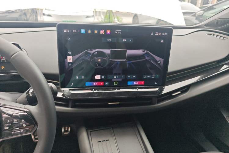 Used Volkswagen ID.UNYX 2025 Pure Model Audio And AC Panel