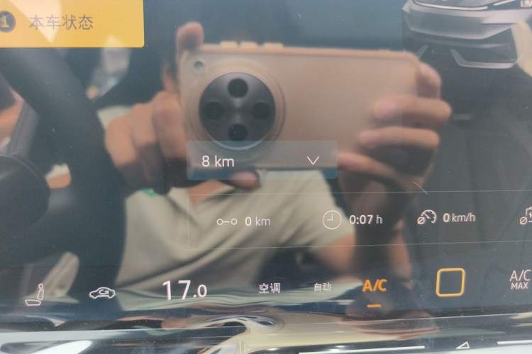 Used Volkswagen ID.UNYX 2025 Pure Model Odometer Close Up