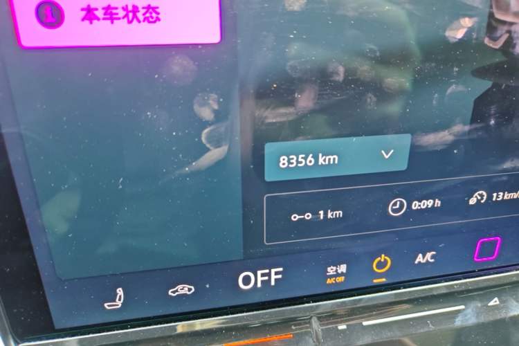Used Volkswagen ID.UNYX 2025 Pure Model Odometer Close Up