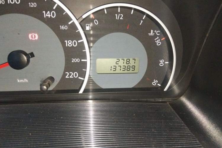 Used Volkswagen Jetta 2008 CIF Spring Model Odometer Close Up