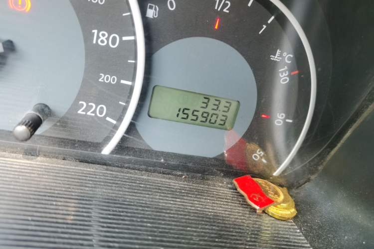 Used Volkswagen Jetta 2008 CiF-P Partner Odometer Close Up