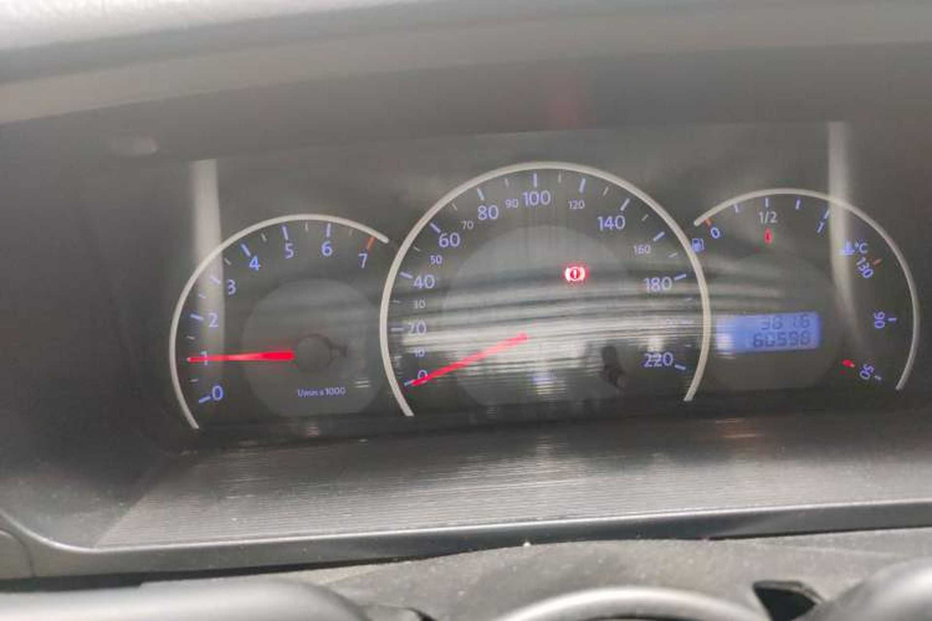 Used Volkswagen Jetta 2008 CiF-P Partner Odometer Close Up