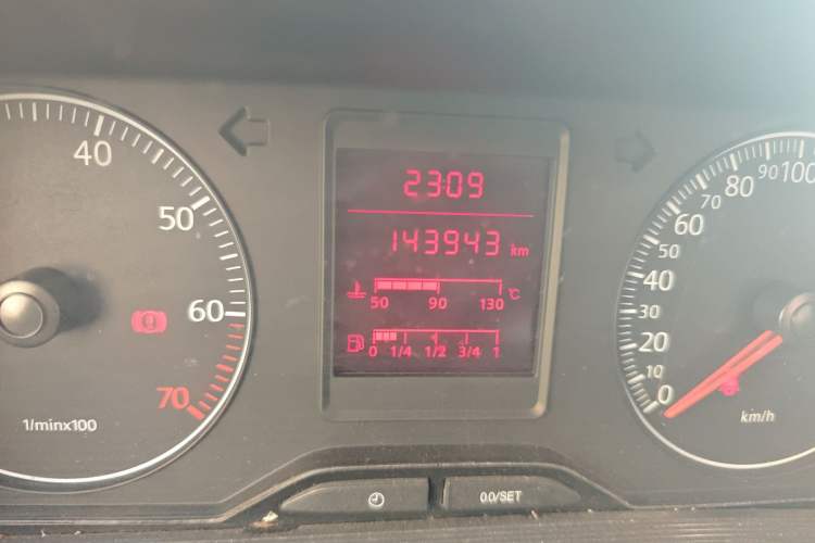 Used Volkswagen Jetta 2010 1.6L Vanguard Odometer Close Up
