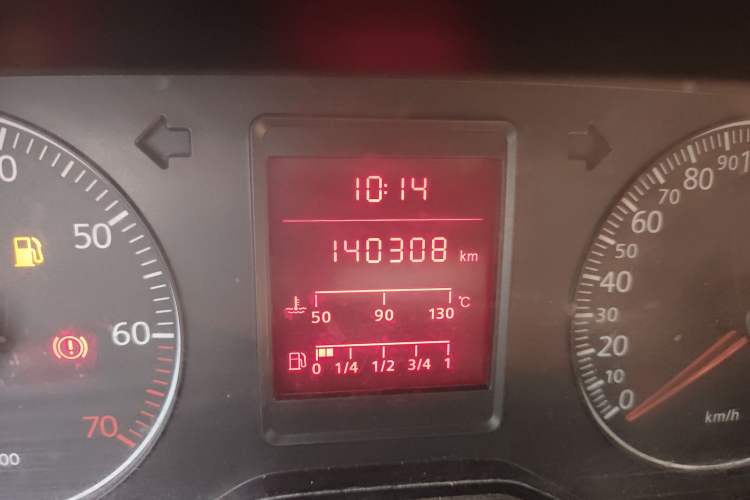Used Volkswagen Jetta 2010 1.6L Partner Odometer Close Up