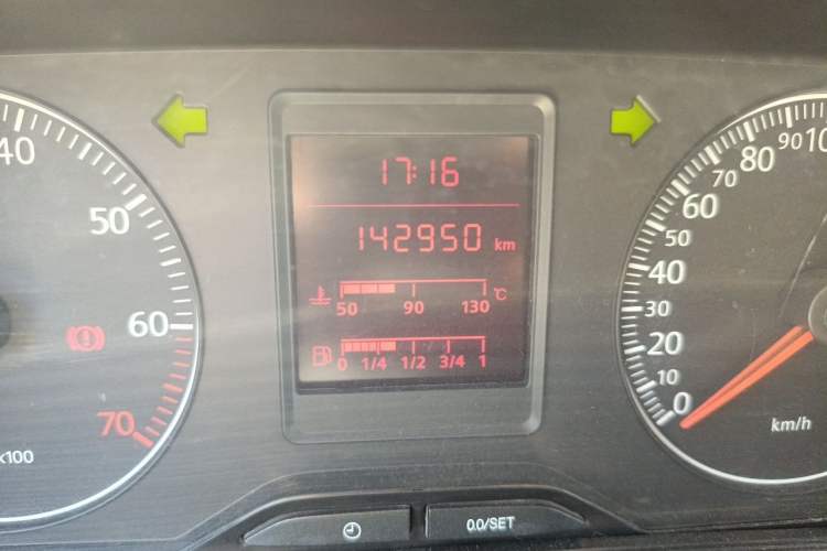 Used Volkswagen Jetta 2010 1.6L Partner Odometer Close Up