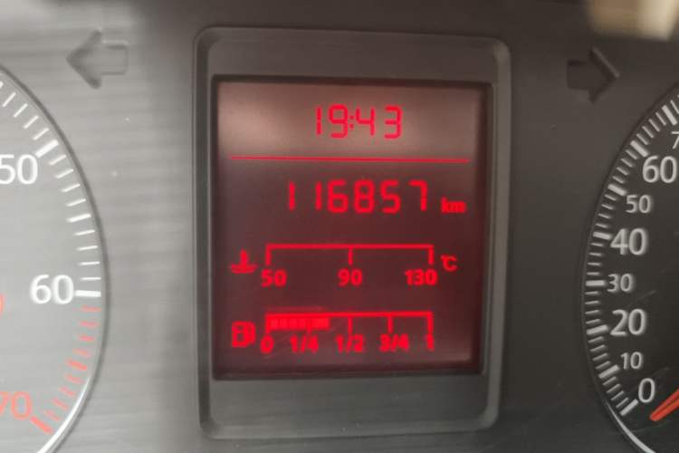 Used Volkswagen Jetta 2012 1.6L Commemorative Edition Odometer Close Up