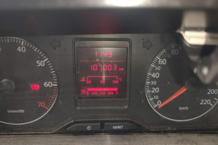 Used Volkswagen Jetta 2012 1.6L Collector's Edition Odometer Close Up