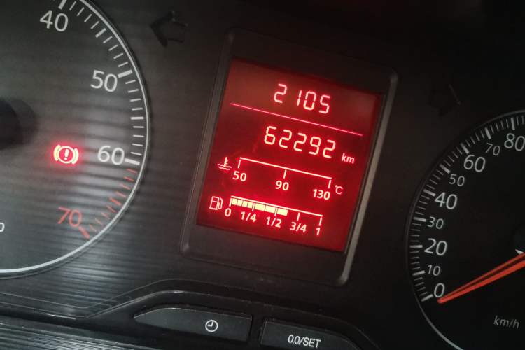 Used Volkswagen Jetta 2012 1.6L Collector's Edition Odometer Close Up