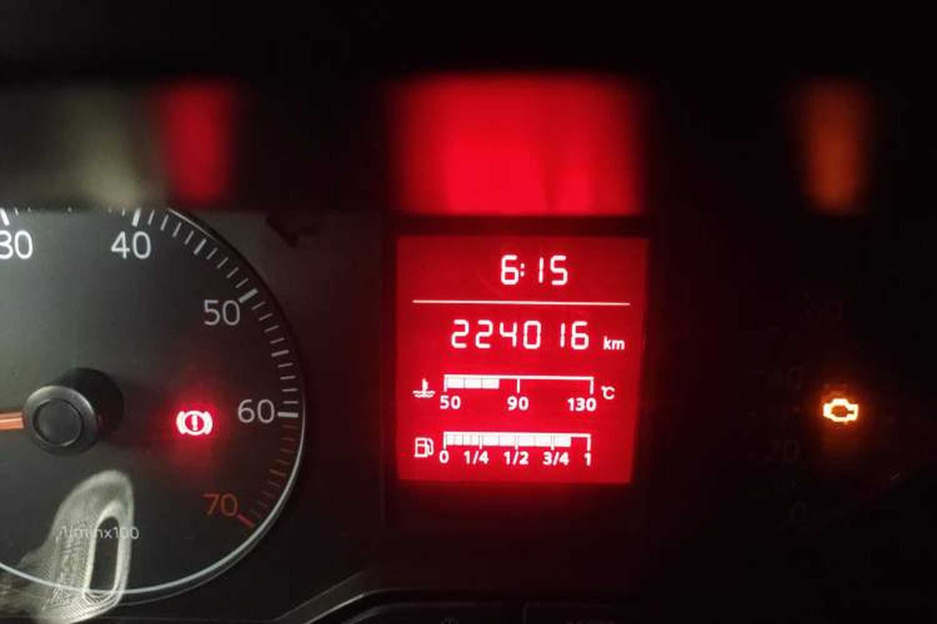 Used Volkswagen Jetta 2012 1.6L Collector's Edition Odometer Close Up