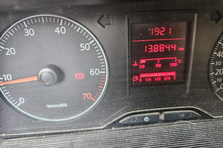 Used Volkswagen Jetta 2012 1.6L Collector's Edition Odometer Close Up