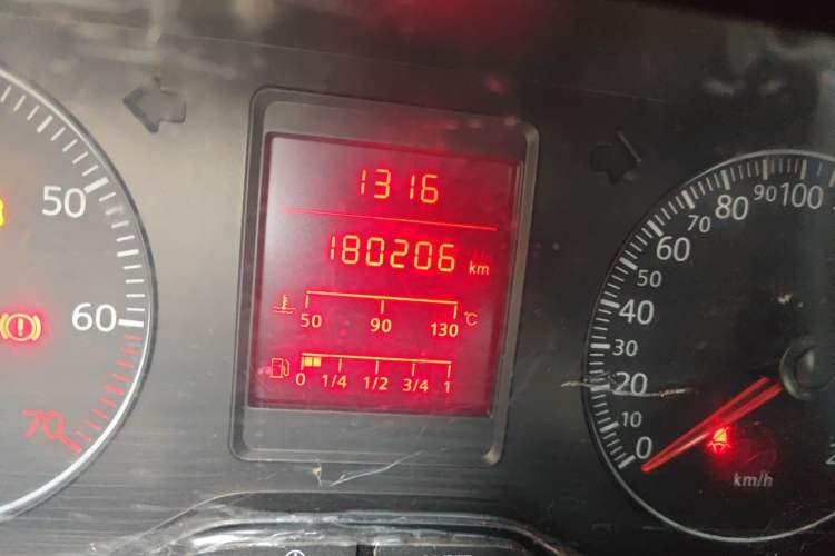 Used Volkswagen Jetta 2012 1.6L Vanguard Odometer Close Up