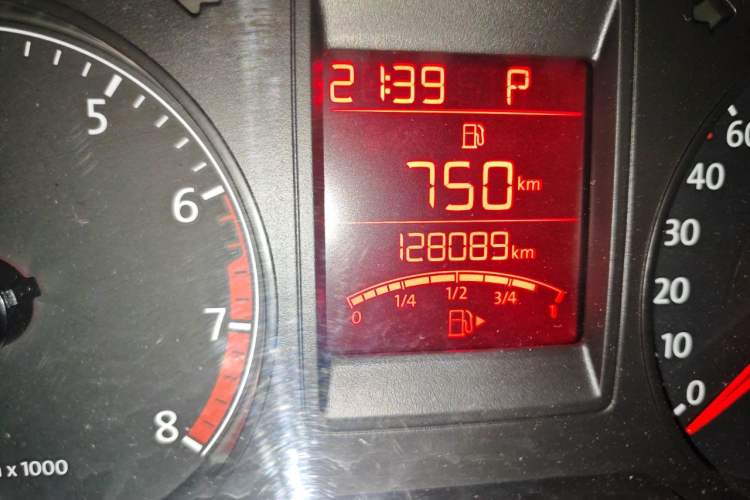 Used Volkswagen Jetta 2013 1.6L Automatic Comfort Model Odometer Close Up