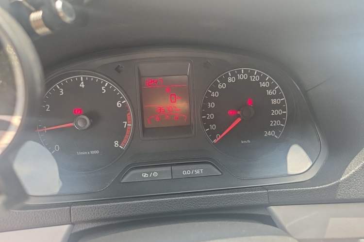 Used Volkswagen Jetta 2013 1.4L Manual Comfort Model Odometer Close Up