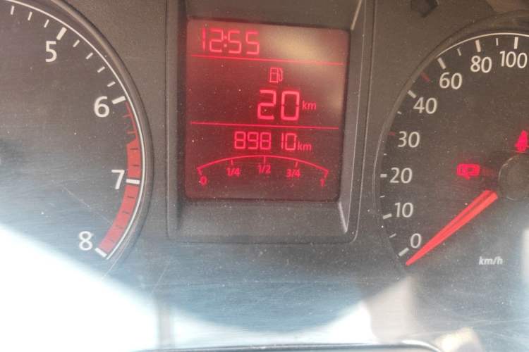Used Volkswagen Jetta 2013 1.6L Manual Comfort Model Odometer Close Up