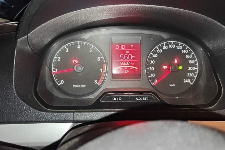 Used Volkswagen Jetta 2013 1.6L Automatic Comfort Model Odometer Close Up