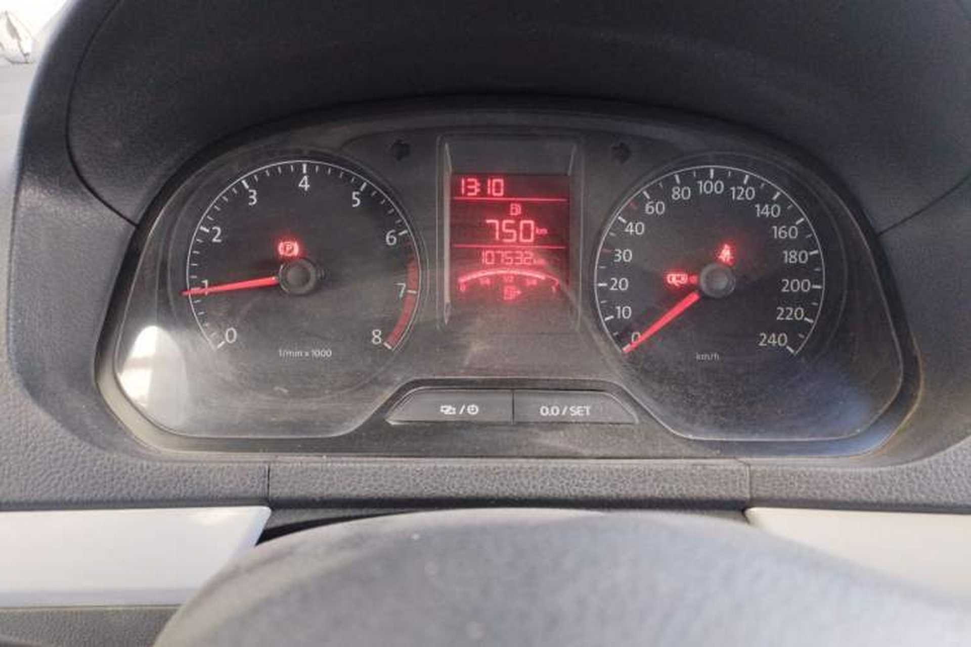 Used Volkswagen Jetta 2013 1.6L Manual Comfort Model Odometer Close Up